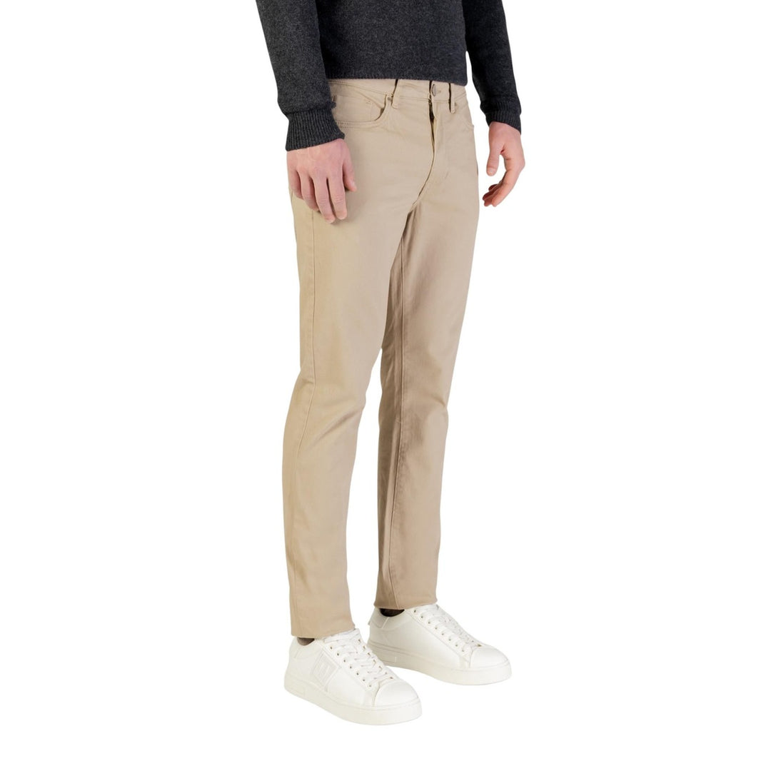 Borghese Beige Trousers – Men, Cotton