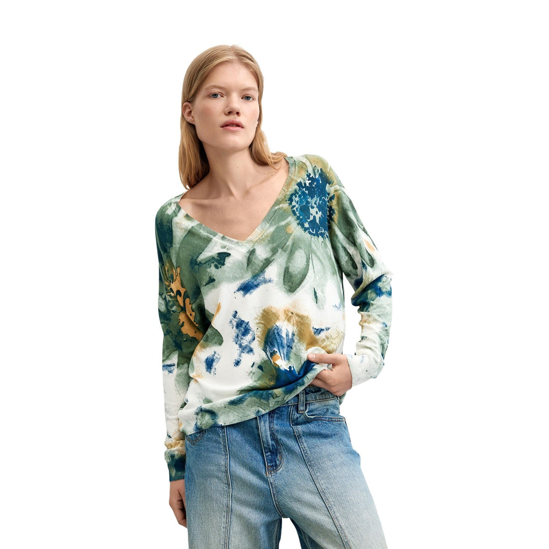 Desigual White Knitwear – Women, Polyamide