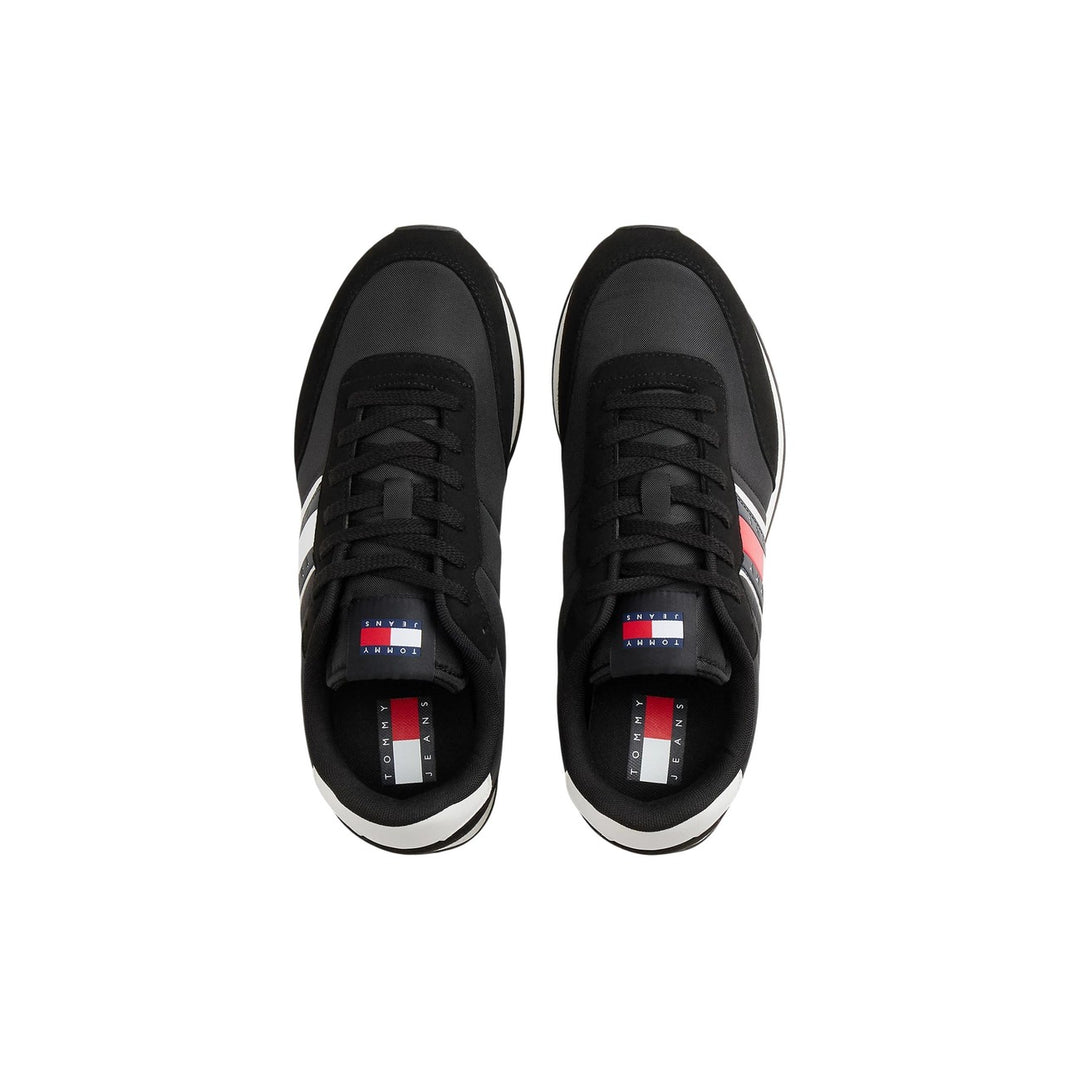 Tommy Hilfiger Jeans Black Sneakers – Men, Polyester
