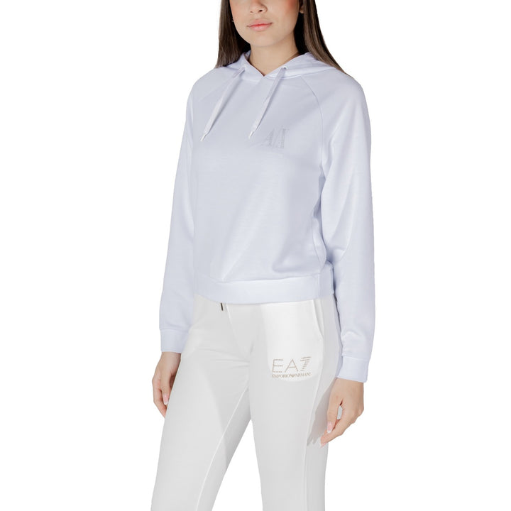 Armani Exchange White Sweatshirt – white, black