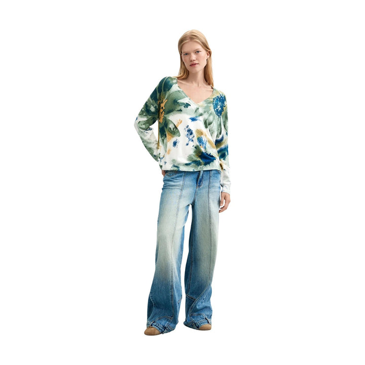 Desigual White Knitwear – Women, Polyamide