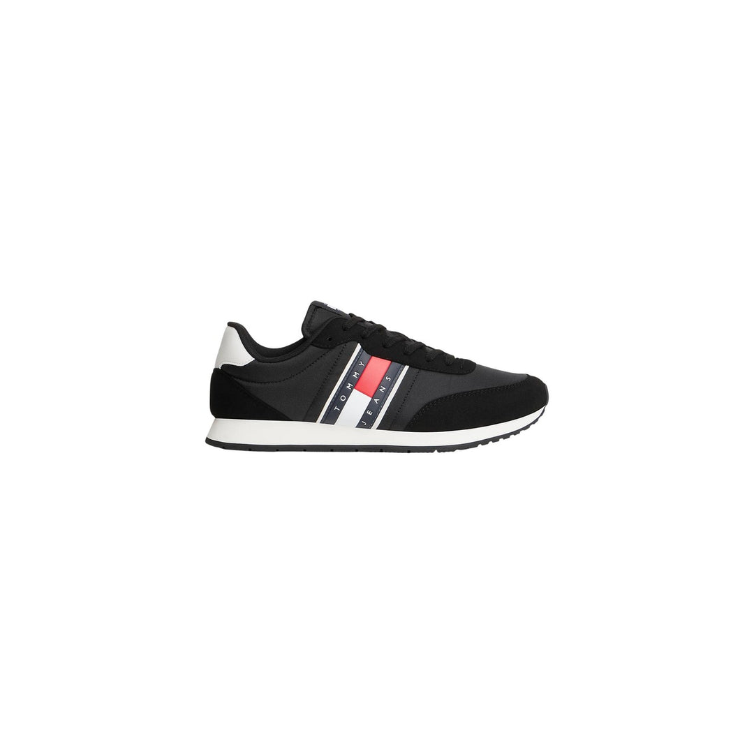 Tommy Hilfiger Jeans Black Sneakers – Men, Polyester