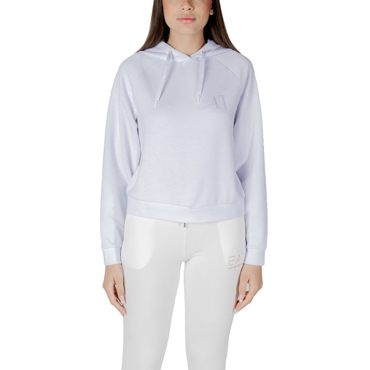 Armani Exchange White Sweatshirt – white, black