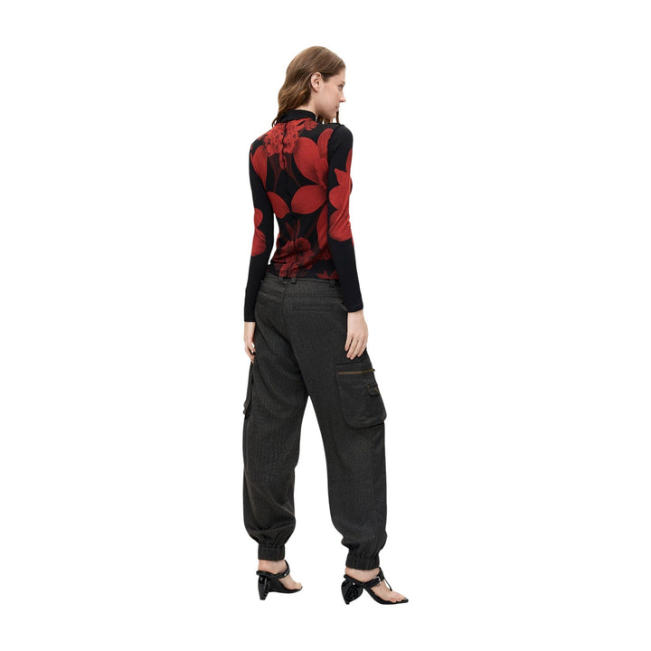 Desigual Brown Trousers – Women, Polyester