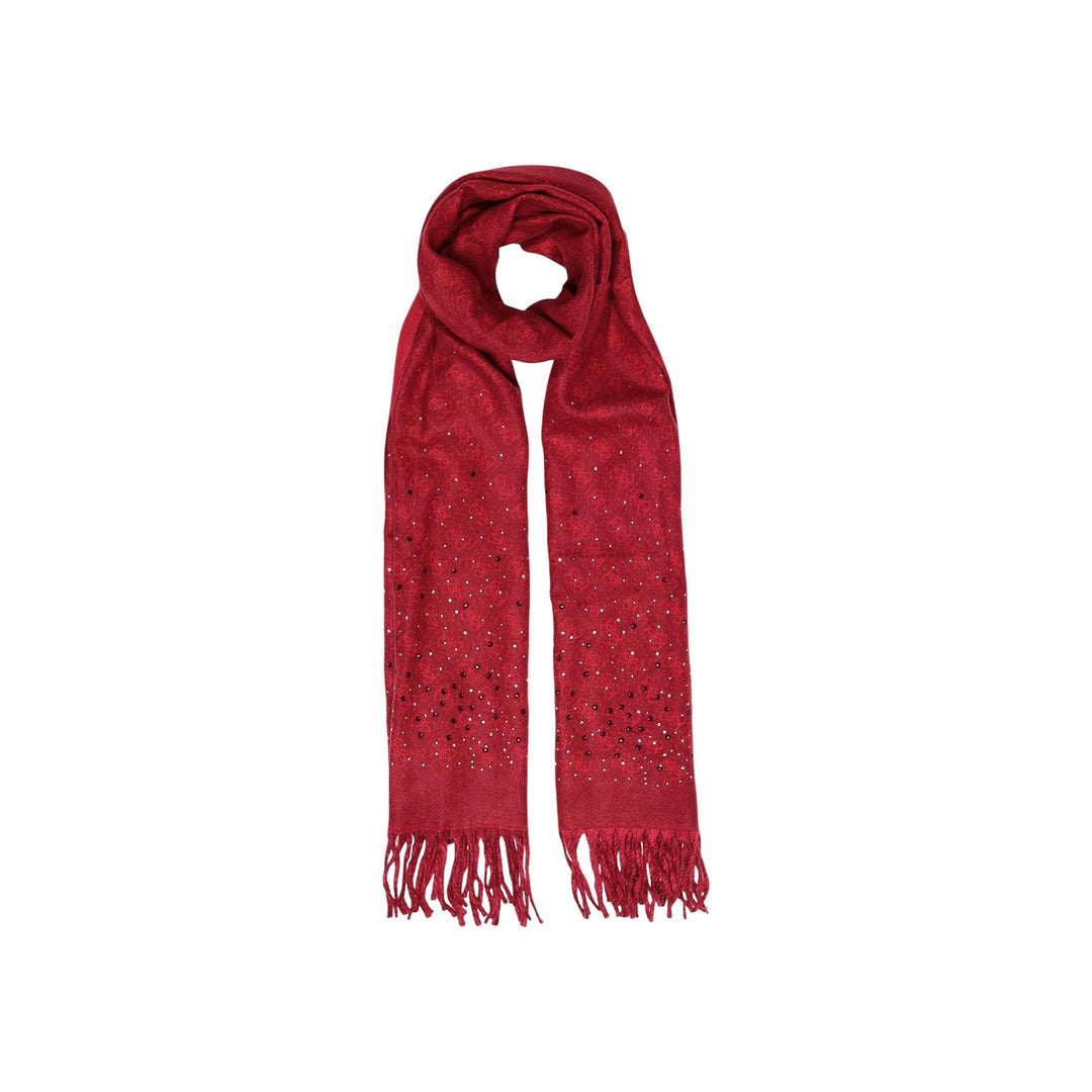 Guess Burgundy Scarf – bordeaux, black