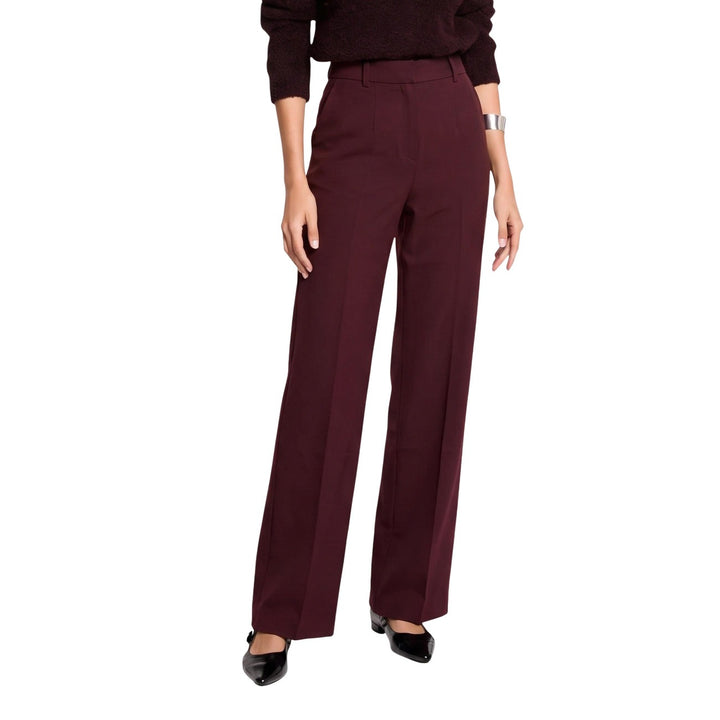 Morgan De Toi Burgundy Trousers – Women