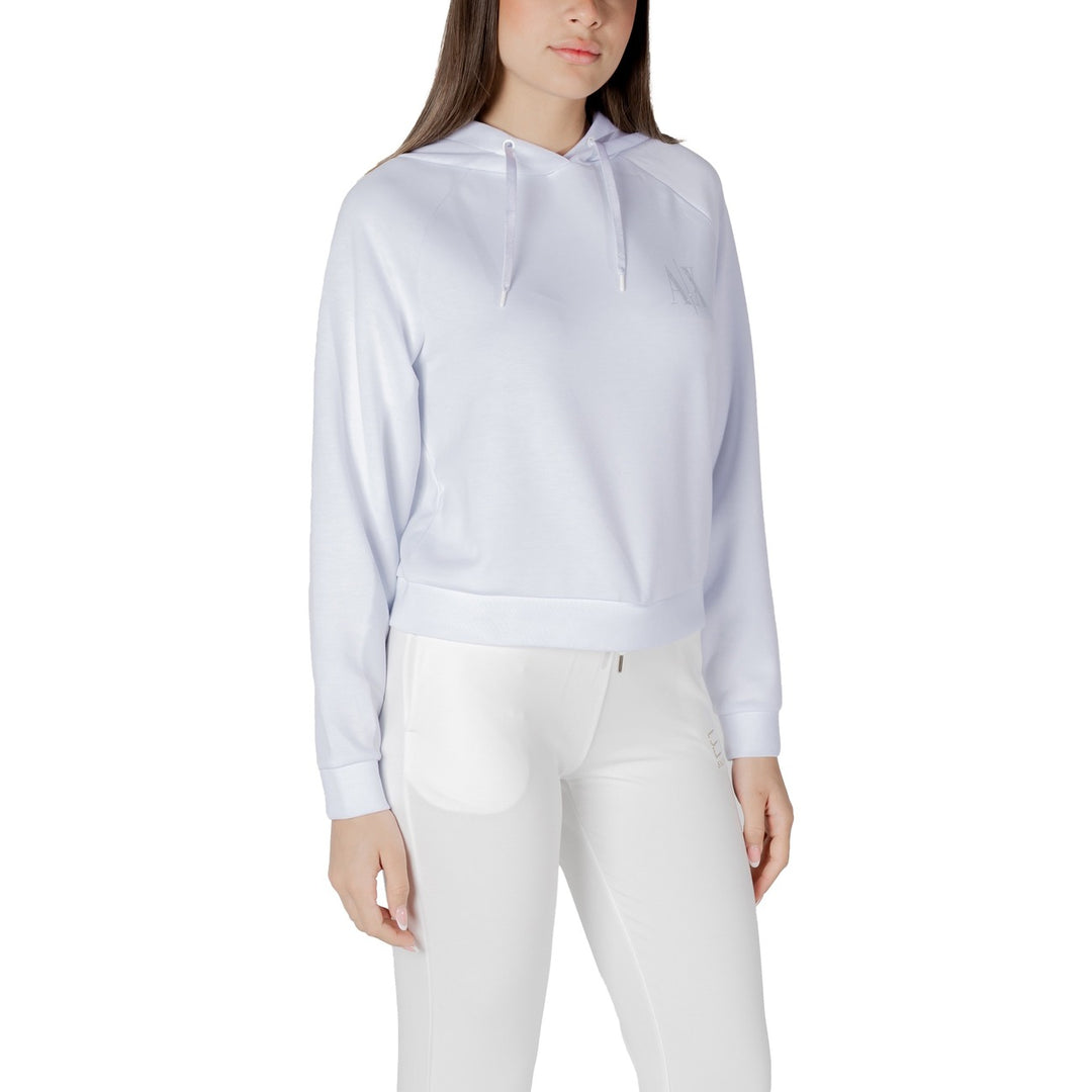 Armani Exchange White Sweatshirt – white, black