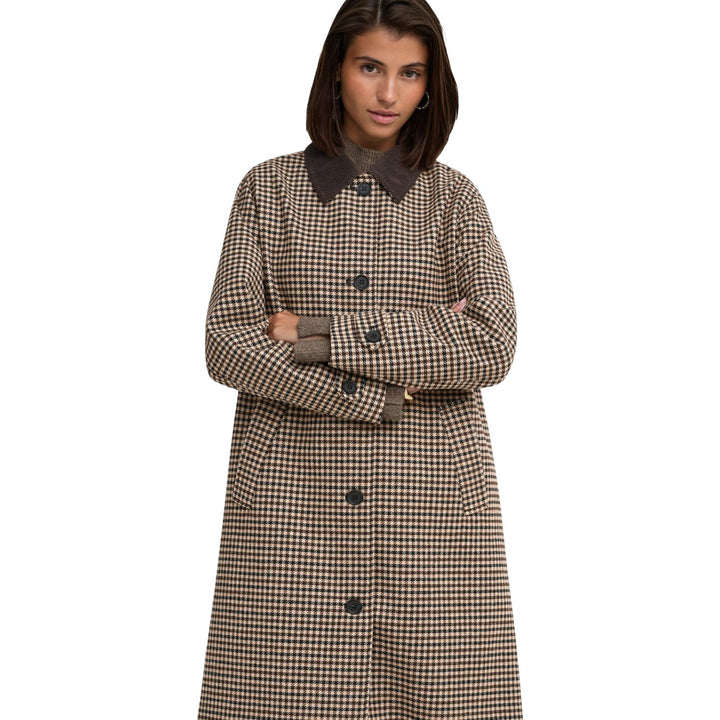 Jacqueline De Yong Brown Coat – Women, Wool