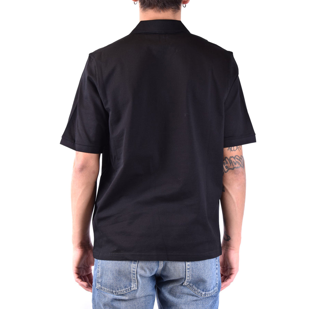 SAINT LAURENT Black Polo Shirt
